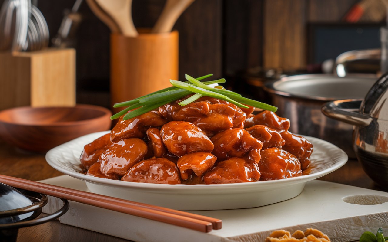 Cooking General Tso’s Chicken in a Wok