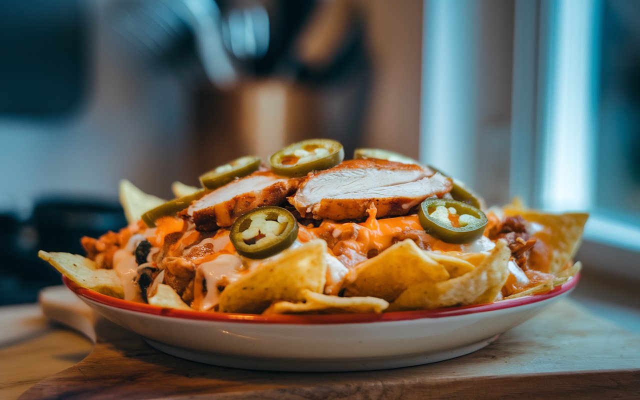  Ingredients for making loaded nachos at home.